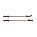 Stainless Steel Chassis Tie Rod 275mm Wheelbase Links Set with M4 Rod Ends for 1/10 RC Crawler 275WB SCX10 D90 TF2 DIY Part. 