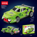 Pull back car Building Block Children Cartoon Character lega toys For Children Birthday . 