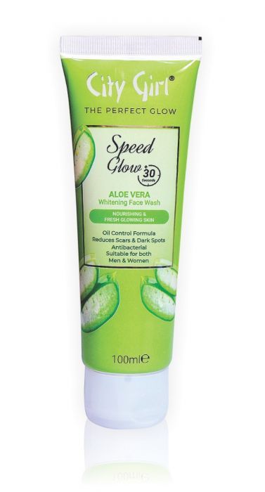 City Girl Speed Glow Aloe Vera Face Wash -100Ml