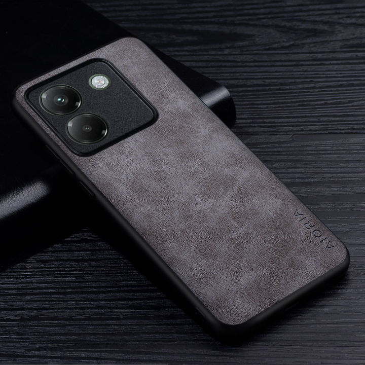 Premium%20PU%20Leathe%20Phone%20Case%20for%20Xiaomi%20Poco%20M7%20Pro%205G%20Scratch-Resistant%20Solid%20Color%20Protective%20Cover%20-%20Image%207