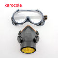 Half Gas Mask Respirator Organic Vapor Chemical Anti Dust Paint Industrial Dual Filters Safety Protection Mask Goggles Wholesale. 