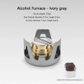 Portable Mini Alcohol Stove Burner Adjustable Firepower Gasoline Stove Aluminum Alloy Bracket Ultralight Brass Camping Stoves. 