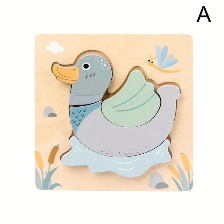 3D%20Wooden%20Cartoon%20Animals%20Cognitive%20Puzzles%20For%20Kids%20Children's%20Wooden%20Puzzles%20Toys%20Colors%20Shapes%20Baby%20Educational%20Toys%20Game%20-%20Image%207