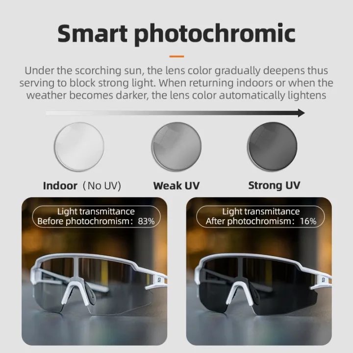 ROCKBROS%20Photochromic%20Anit-fog%20Bicycle%20Glasses%20UV400%20Sun%20Protection%20Bike%20Sunglasses%20Sports%20Run%20MTB%20Road%20Cycling%20Eyewear%20Goggles%20-%20Image%202