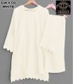 14 august and Rabi ul awwal special 2 piece stich dress stylish and beautiful colours green and white. 