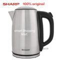 SHARP 1.7L 3000W Cordless Stainless Steel Kettle - EK-JX43-S3. 