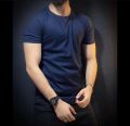 Black Plain Basic T-shirt For Men. 