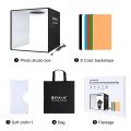 PULUZ 30cm Folding High 97 CRI Ring Light Photo Lighting Studio Shooting Tent Box Kit with 6 Colors Backdrops. 