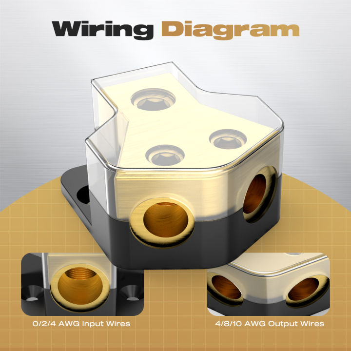 Distribution%20Block%20Car%20Audio,%202%20Way%200/2/4%20Gauge%20in%204/8/10%20Gauge%20Out%20Amp%20Power%20Distribution%20Block%20Car%20Audio%20Splitter%20for%20Vehicles%20-%20Image%206