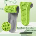 4PCS Soft Elasticity Sole Breathable Comfortable Insoles Men and Women's Sports Shock Absorbing Insole Outdoor Running Insoles. 