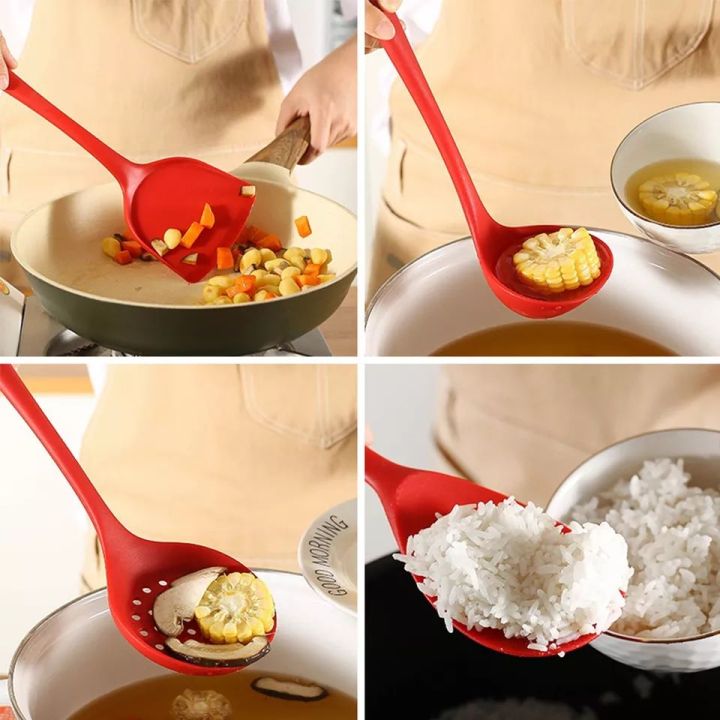 5pcs%20Set%20Best%20Plastic%20Kitchen%20Utensil%20Set%20silicone%20kitchen%20utensils%20Spatula%20Plastic%20Leaky%20Spoon%20Sieve%20Dishwasher%20Safe%20-%20Image%203