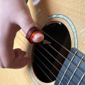 4Pcs Celluloid Guitar Thumb Picks Finger Picks Replacement Instrument Playing Accessories For Ukulele Electric Guitar. 