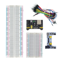 MB-102 MB102 Breadboard 400 830 Point Solderless PCB Bread Board Test Develop Dupont line DIY for arduino laboratory SYB-830. 