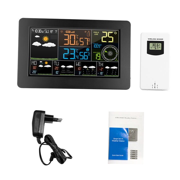 Multifunctional Color WiFi Weather Station APP Control Smart Weather ...