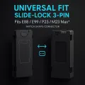 Drone Battery for Many Drones like E88 / E99 / P23 / M23 Max and Many Others – Micro-USB Rechargeable 1800Mah Li-ion, Long Flight, Slide-Lock Pack. 