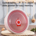 3pcs Wheat straw fresh-keeping bowl three-piece set with lid for home microwaveable plastic round lunch box. 