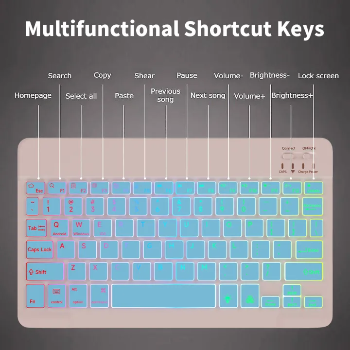 Wireless%20Backlit%20Keyboard%20For%20iOS%20Android%20Windows%20Systems%20Rechargeable%20Backlight%2010%20Inch%20Teclado%20For%20Mac%20iPad%20MatePad%20Laptop%20-%20Image%206