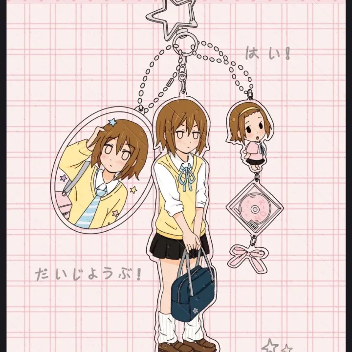 Anime%20K-ON%20Hirasawa%20Yui%20Akiyama%20Mio%20Tainaka%20Ritsu%20Nakano%20Azusa%20Kotobuki%20Tsumugi%20Acrylic%20Keyring%20Cosplay%20Keychain%20Accessory%20Props%20-%20Image%203