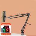 Tablet Holder for Bed with 90cm Metal Arm 360° Rotating Bed Tablet Mount Stand For iPad Stand 4.5~11 Inch Phone Tablet Bracket.