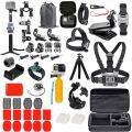 Action Camera Accessories Set For  Hero13 12 11 10For  Yi Insta360 X4 X3 Case Kit Strap Mount Selfie Stick Motorcycle. 