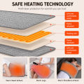 Eu Plus Standard Electric Heating Blanket Multi-Functional Warming Blanket Protects Waist Shoulders Neck Winter Warmth Item.