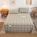 Bed Sheet Cover Solid Twin Size Bed Sheets Beds Fabric Single Double Sheet Home Sheets for Bed Flat Bed Sheet - 120x210cm.