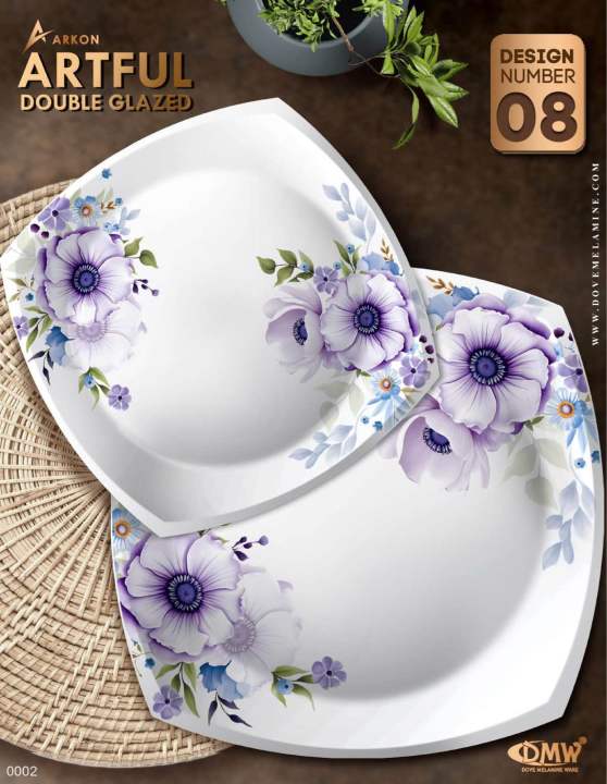 Dinner%20set%20Melamine%20by%20ARKON%20-Double%20glazed%20with%20a%20FREE%20TRAY%20SET%20and%20glass%20lids%20with%20crystal%20knobs%20-New%20and%20Enhanced-75pieces%20%20serves%208%20persons-Artful%20-%20Image%208