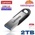 Lenovo 2TB USB3.0 Pen Drive 1TB Metal High Speed Flash Disk 512 256 128GB Usb Memory Stick Pendrive For PC/Laptop/Ps4 Controler. 
