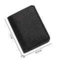 PU Leather Men's Short Wallet Soft Large Capacity Multi-position Male Leather Purse Thin Coin Pocket Men Coin Pocket Outdoor. 
