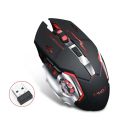 T-WOLF Q13 Rechargeable Wireless Mouse Silent Ergonomic Gaming mice 6 Keys RGB Backlight 2400 DPI for Laptop Computer Pro Gamer. 