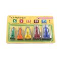 Bias Tape Maker Set 6mm 12mm 18mm 25mm (4pcs / 5Pcs ) | Fabric Bias Binding Maker | Sewing & Quilting Tools | DIY Sewing Accessories. 