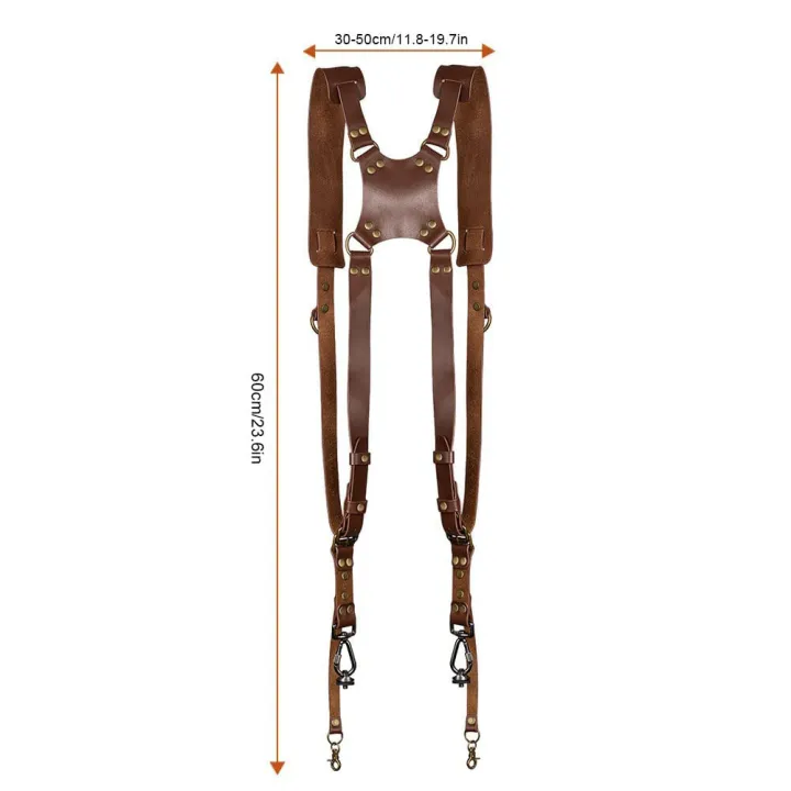 Universal%20Dual%20Camera%20Strap%20Double%20Camera%20Harness%20Adjustable%20Leather%20Camera%20Straps%20Universal%20Camera%20Shoulder%20Strap%20for%20DSLR/SLR%20-%20Image%206