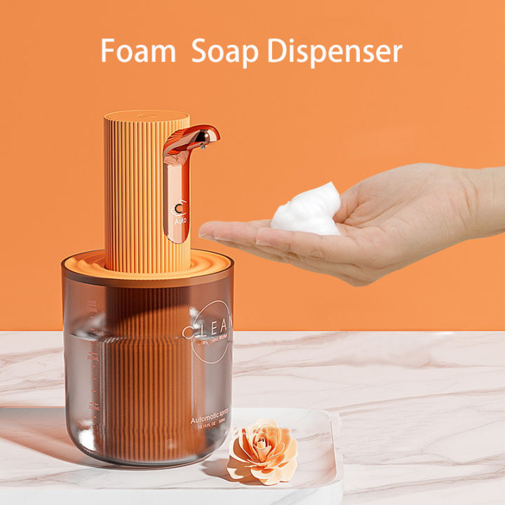 Touchless Automatic Foam Soap Dispenser Pump Rechargeable Smart Infrared Sensor Liquid Soap Dispenser Hand Sanitizer For Kitchen