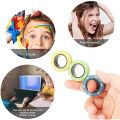 Magnetic Rings Fidget Toy Set Adult Fidget Magnets Spinner Rings  Fidget Pack Great Gift for Adults Teens Kids (3PCS). 