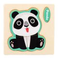 6 piece Wooden Puzzles for Toddlers 3 Years Animal Vehicle Jigsaw Puzzle Educational Kids Puzzles Toys Montessori Learning Jigsaw Toy. 