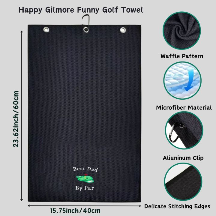 Best%20Dad%20Microfiber%20Premium%20Golf%20Towel,%20Embroidered%20Golf%20Towels%20for%20Golf%20Bags%EF%BC%8CGolf%20Accessories%20for%20Men%20Golfers%20Dad%20Grandpa%20-%20Image%204