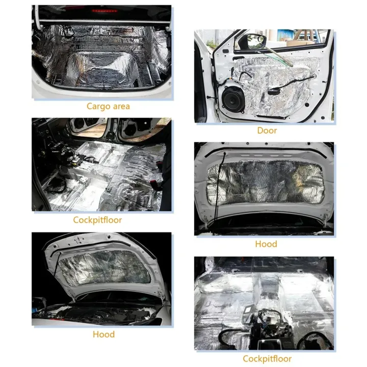 200x50/40x25cm%20Car%20Noise%20Deadening%20Mat%20Sound%20Proofing%20Deadener%20Heat%20Insulation%20Mat%20Hood%20Closed%20Cell%20Foam%20Vehicle%20Accessories%20-%20Image%202