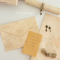 1 Set of Vintage Rose Envelope Set 2 Letter Paper, 6 Letter Paper Romantic Handwritten Confession Letterhead.