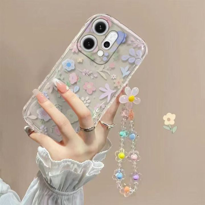 Phone%20Case%20for%20OPPO%20Reno%2014,%20Reno%2014%20Pro,%20Reno%2014F%20Fashion%20Flowers%20Soft%20Case%20Fall%20Prevention%20Protective%20Cover%20-%20Image%203