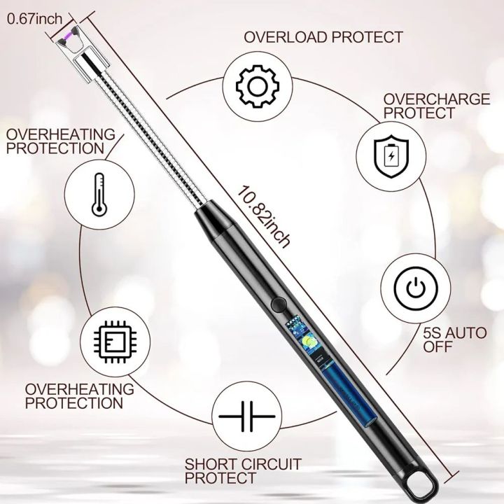 Best%20Quality%20USB%20Rechargeable%20Electric%20Lighter,%20Candle%20Lighter%20USB%20Rechargeable%20Arc%20Windproof%20Flameless%20Lighter%20for%20Home%20Kitchen,%20Flexible%20Long%20Lighters%20with%20LED%20Indicator%20for%20Outdoor,%20Candle,%20Camping,%20Grill,%20BBQ%20-%20Image%204
