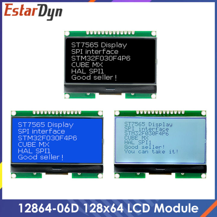 Lcd12864 12864-06D, 12864, LCD module, COG, with Chinese font, dot ...