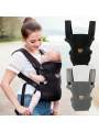 1-Piece Ergonomic Multifunctional Baby Carrier - 4-in-1 Portable Baby Travel Gear, with Adjustable and Comfortable Front and Back Straps, the Perfect Baby Shower for Your Baby..