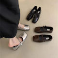 Fashion Solid Color Simple Elegant Casual Flat Wear-resistant Comfortable Fashionable Women's Shoes Chaussure Femme. 