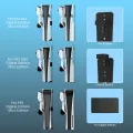 Steel Wall Mount Bracket Compatible with PS5 Slim, Stable Metal Wall Hanging Stand for PS5 Slim with Controller&Headphone P5227. 