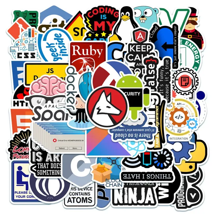 50pcs%20Internet%20Programming%20Stickers%20Python%20Java%20Geek%20Php%20Docker%20Html%20Bitcoin%20Vinyl%20Decals%20Laptop%20Phone%20Kids%20Sticker%20Toy%20Gift%20-%20Image%204