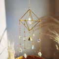 Rainbow Star Moon Wind Chimes, Sun Catcher Outdoor Window Home Decoration Garden Car Pendant.