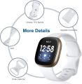 Silicone Strap For Versa 3 4 Sport Smart Watch Replacement Wristband For Sense/Sense 2 Waterproof Sport Watchband.