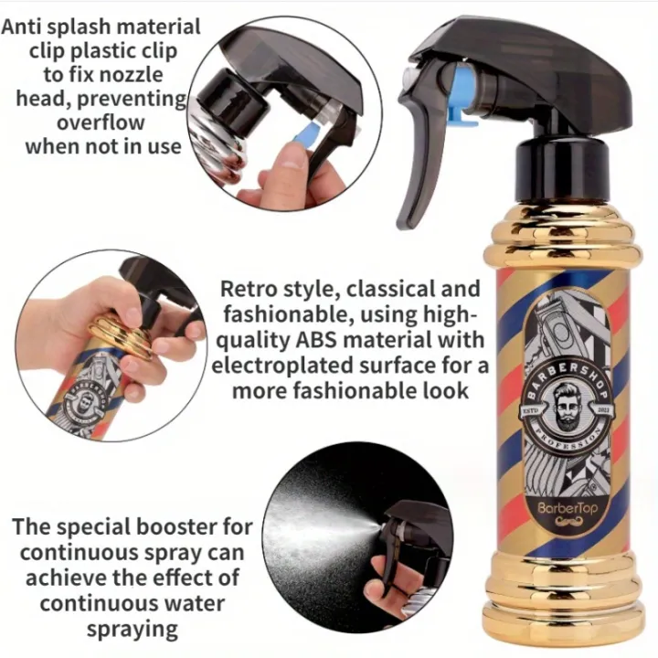 3/4pcs%20Barber%20Gold%20Silver%20Set%20Includes%20Water%20Spray%20Men%20Oil%20Head%20Comb%20%20Neck%20Brush%20Duster%20Fade%20Brush%20Hair%20%20Professional%20hair%20tool%20-%20Image%202