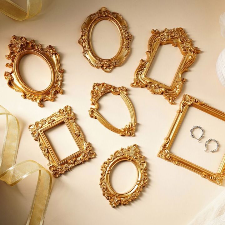 Creative Gold DIY Shadow Box Frame DIY 3D Memory Display Frames Wedding Photo Display Frames Home Decor