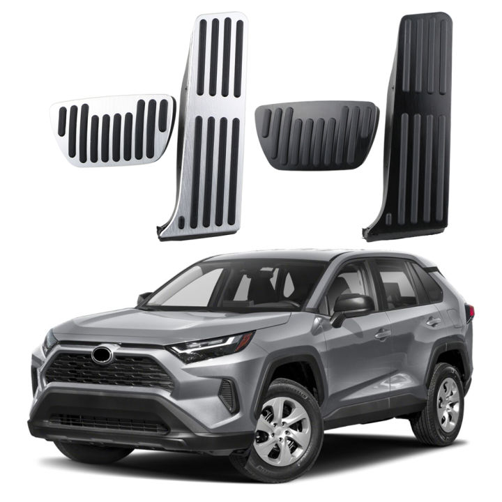 For Toyota RAV4 RAV 4 XA50 2019 - 2024 Pedals Gas Brake Pedal Cover Non-Slip Pedal Pad LHD Interior Accessories